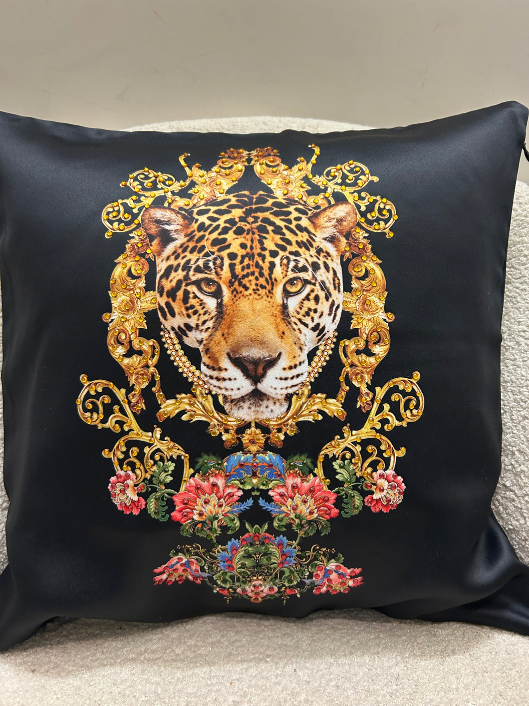 Cushion Cover Flaming Cheetah