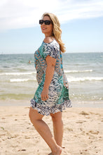 Load image into Gallery viewer, Cold Shoulder Dress Emerald
