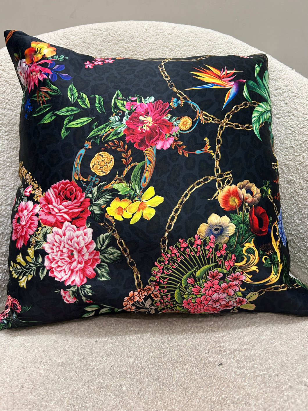 Cushion cover Exotic Cat Black