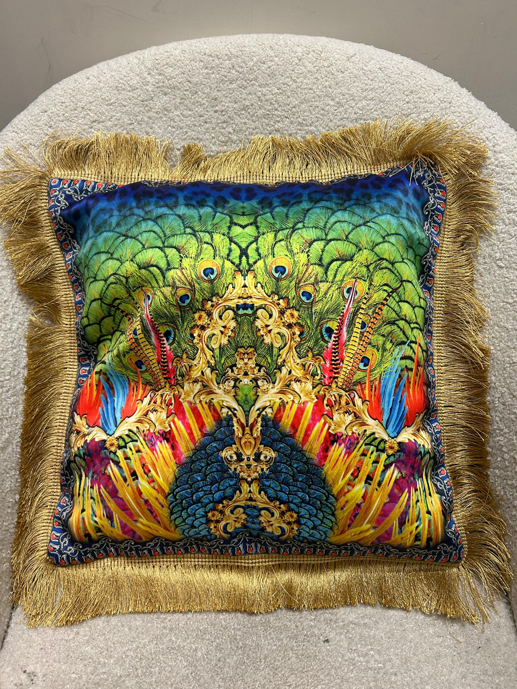 Cushion Cover Exotic Blue