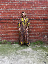 Load image into Gallery viewer, Maxi Kaftan Tiger Royal

