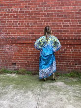 Load image into Gallery viewer, Maxi Kaftan Blue Denty
