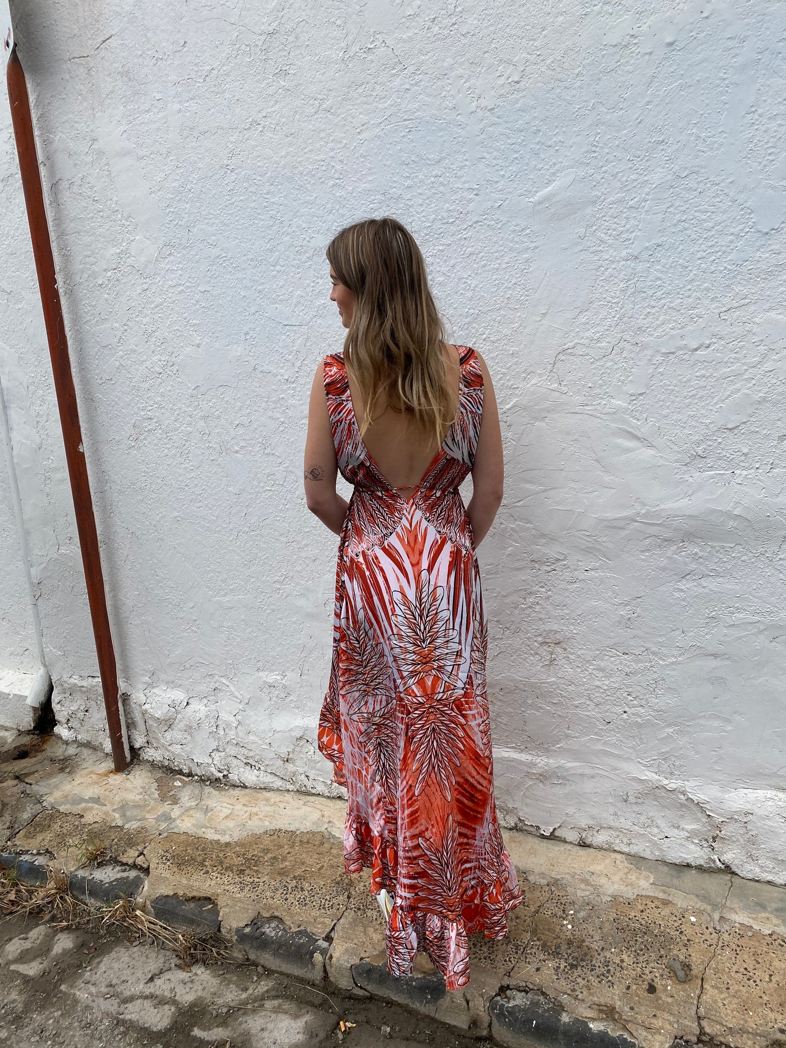 feather orange dress MARAYA Orange Ostrich Feather Dress , Feather Prom Dress, Feather Cocktail Dress Feather wedding Dress Orange Feather Dress , bridesmaid dress. 6 US