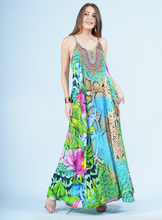 Load image into Gallery viewer, T-Back Dress- Aloha Flower
