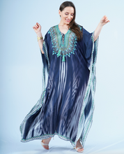 Load image into Gallery viewer, Maxi Kaftan- Leo Swirl
